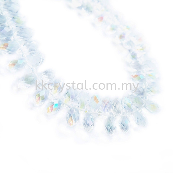 Crystal China, 13mm Teardrop, B68 Crystal AB Teardrop 13mm  Beads Kuala Lumpur (KL), Malaysia, Selangor, Klang, Kepong Wholesaler, Supplier, Supply, Supplies | K&K Crystal Sdn Bhd