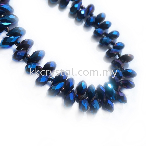 Crystal China, 13mm Teardrop, B82 Metalic Blue Teardrop 13mm  Beads Kuala Lumpur (KL), Malaysia, Selangor, Klang, Kepong Wholesaler, Supplier, Supply, Supplies | K&K Crystal Sdn Bhd