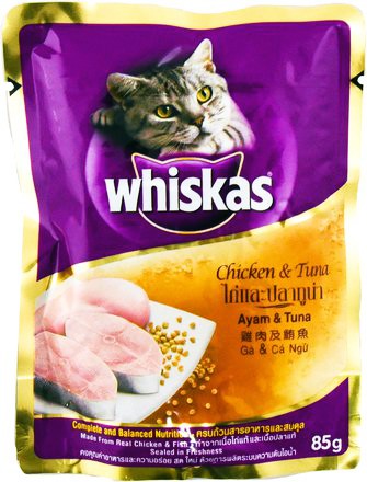 Whiskas Wet Food Chicken u0026 Tuna 85g Whiskas Cat Pouch (Wet Food 