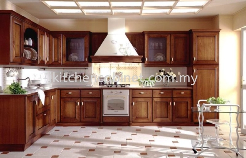 C8 – Kitchen Cabinet With Solid Nyatoh Door