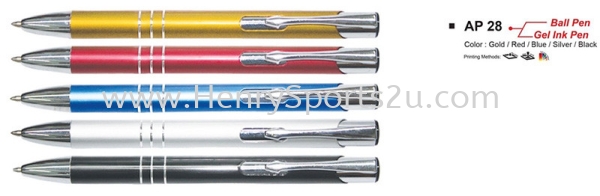 AP 28 Aluminium Pen Pen Series Premium Corporate Gift Kuala Lumpur (KL), Malaysia, Selangor, Segambut Services, Supplier, Supply, Supplies | Henry Sports