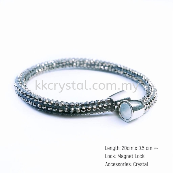 Skinny Bolster Bracelet, A12 Silver Skinny Bolster Bracelet Bracelet  Jewerly Kuala Lumpur (KL), Malaysia, Selangor, Klang, Kepong Wholesaler, Supplier, Supply, Supplies | K&K Crystal Sdn Bhd