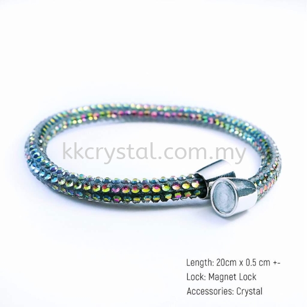 Skinny Bolster Bracelet, A4 Vitrail Medium Skinny Bolster Bracelet Bracelet  Jewerly Kuala Lumpur (KL), Malaysia, Selangor, Klang, Kepong Wholesaler, Supplier, Supply, Supplies | K&K Crystal Sdn Bhd