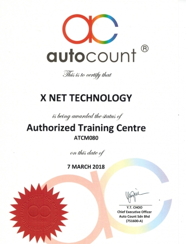 AUTOCOUNT AUTHORIZED TRAINING CENTER