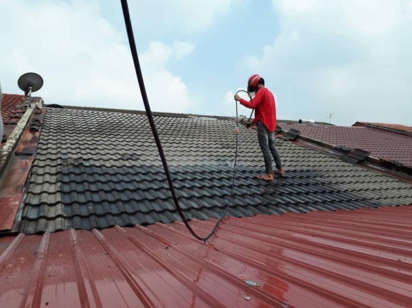 Roof Painting @Desa ParkCity Roofing Painting Service House Painting Service Kuala Lumpur, KL, Selangor, Malaysia. Painting Service, Contractor, One Stop | Xiang Sheng Construction