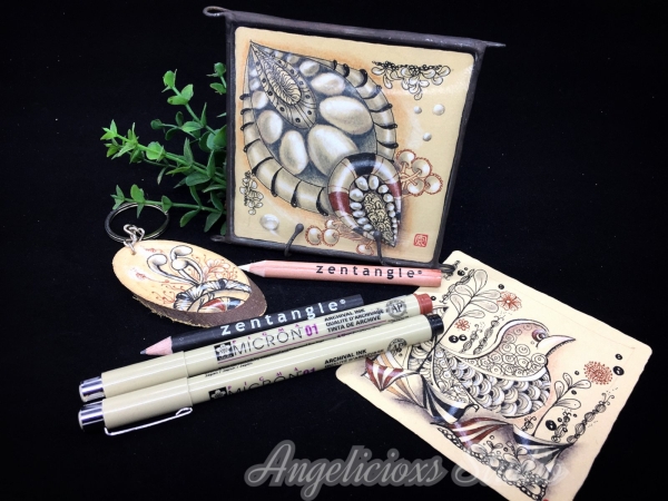 Zentangle  Class for Adults Zentangle Workshops  Zentangle Kuala Lumpur (KL), Malaysia, Selangor, Danau Desa Class, Lesson, Workshop | Angelicioxs Studio