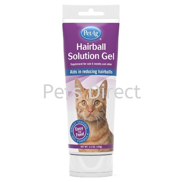 PetAg Hairball Solution Gel (100g) PetAg Pet Supplement And Care Selangor, Malaysia, Kuala Lumpur (KL), Klang, Subang Jaya, Shah Alam Supplier, Suppliers, Supply, Supplies | Pets Direct