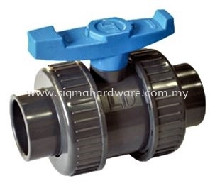 PVC Double Union Ball Valve