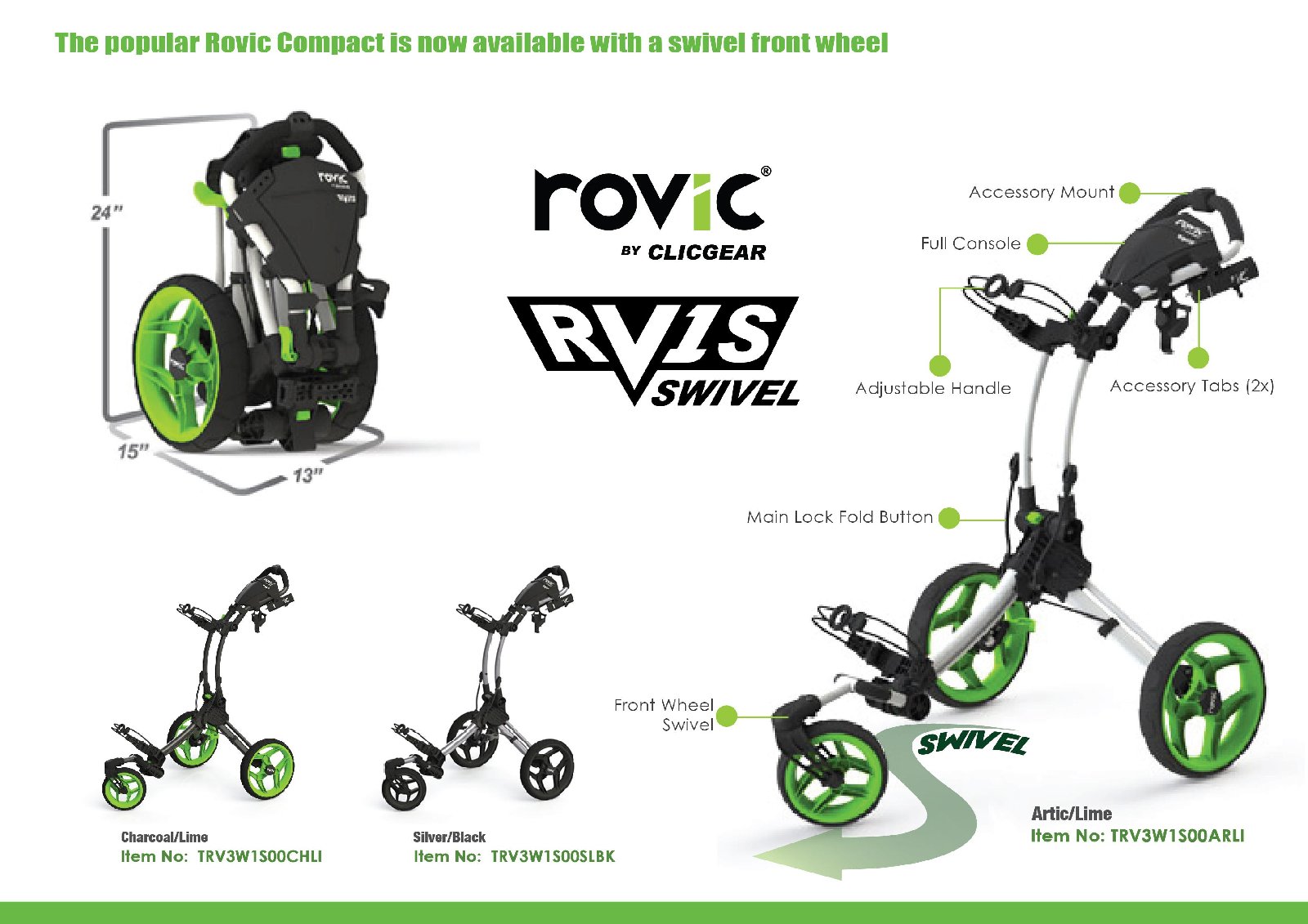 Rovic RV1S Golf Carts