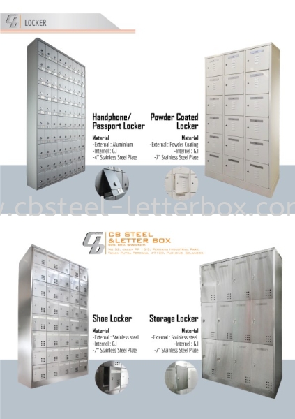 Locker Catalog Puchong, Selangor, Kuala Lumpur (KL), Malaysia. Supplier, Supply, Supplies, Manufacturer | CB Steel & Letter Box Sdn Bhd