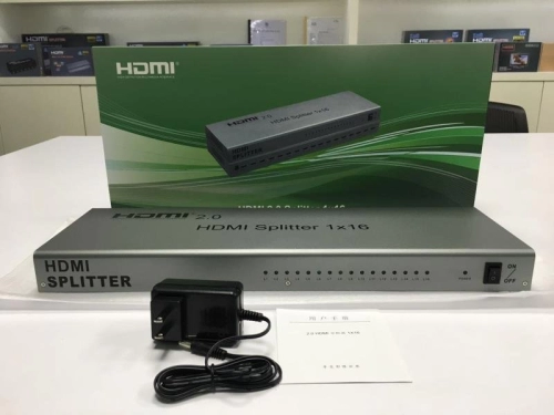 HDMI 2.0 4K Splitter 1x16 (grey)