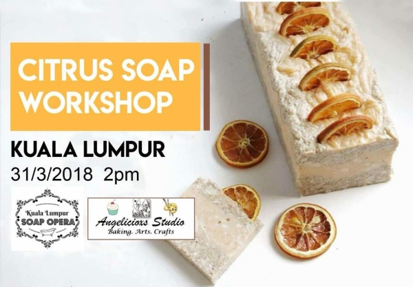 DIY Citrus Soap Workshop Adult Art & Craft Class Arts and Crafts Kuala Lumpur (KL), Malaysia, Selangor, Danau Desa Class, Lesson, Workshop | Angelicioxs Studio