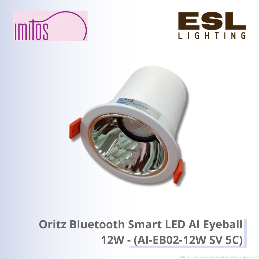 IMITOS Oritz Bluetooth Smart LED AI Eyeball 12W - AI-EB02-12W SV 5C