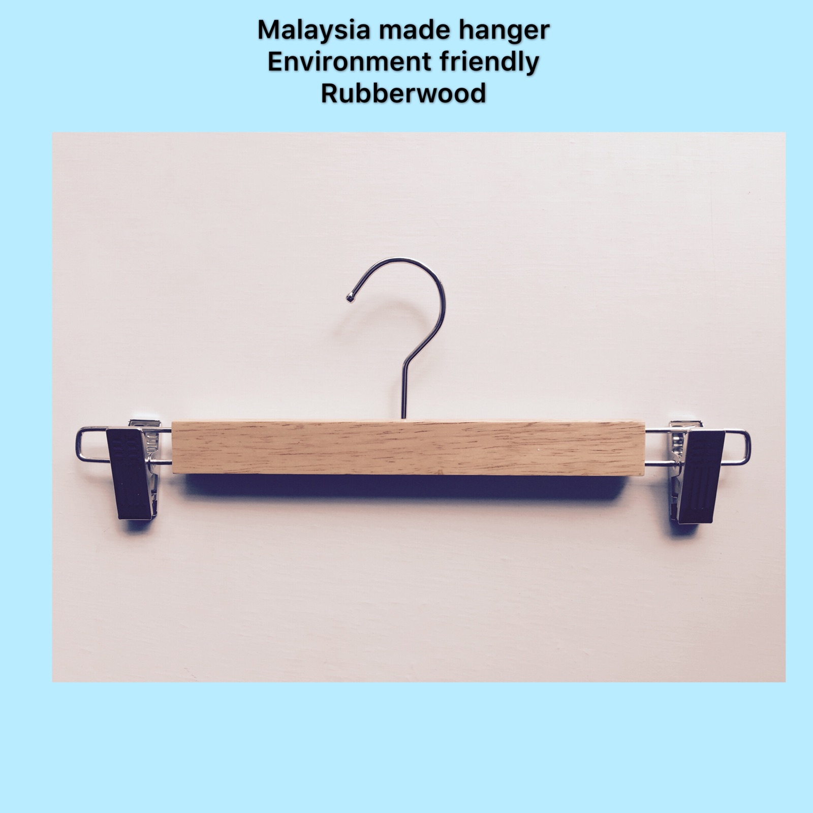 Trouser clamp hanger Hanger With Bar