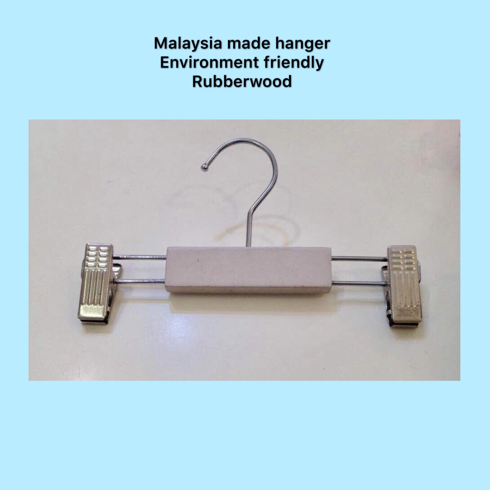 Trouser clamp hanger Hanger With Bar