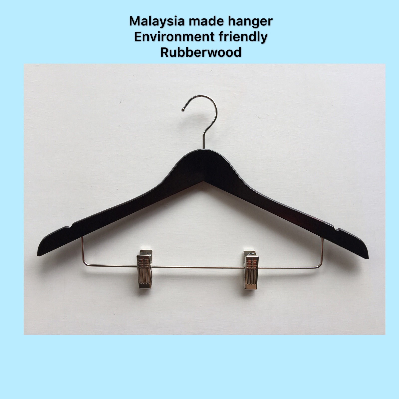 Trouser clamp hanger Hanger With Bar