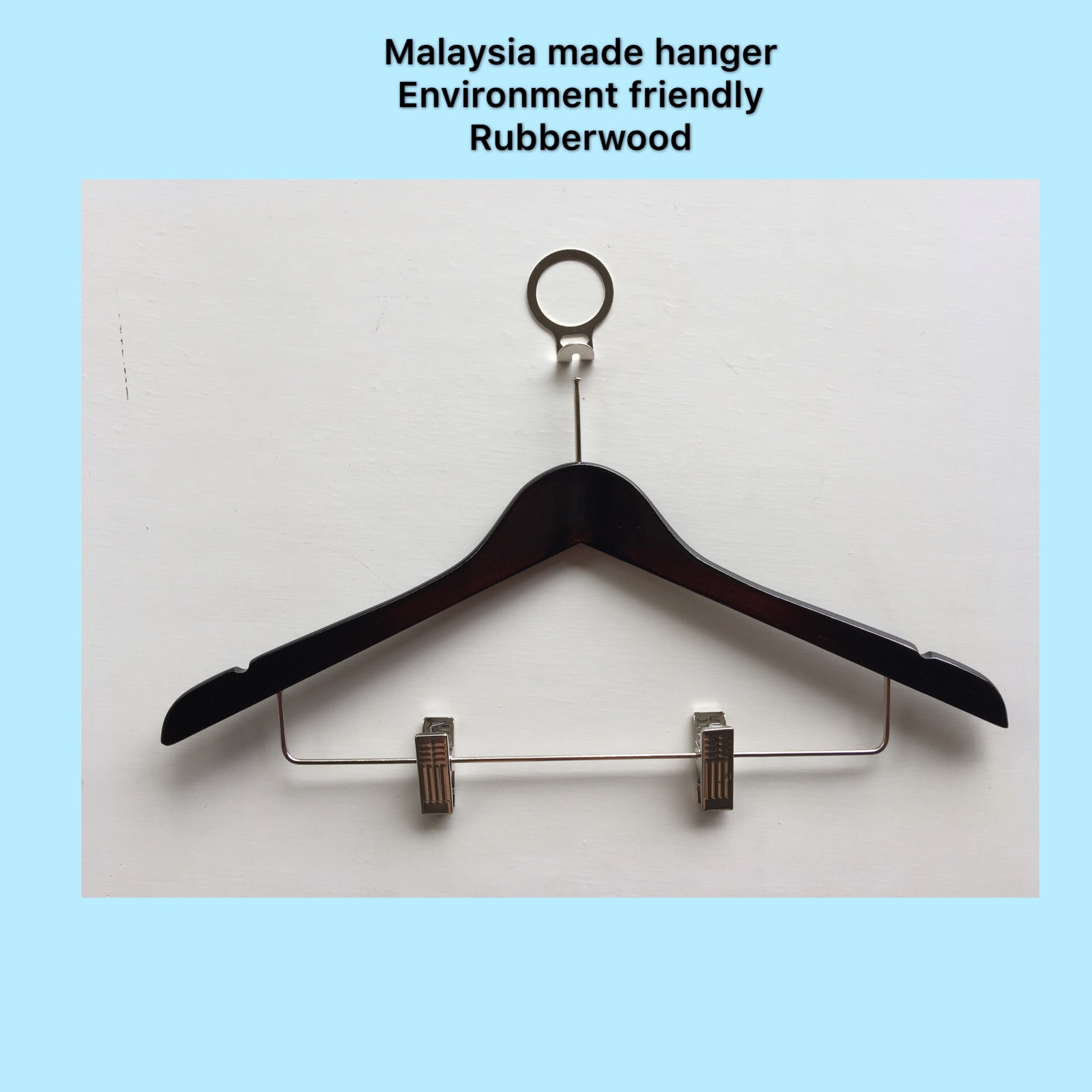 Trouser clamp hanger Hanger With Bar