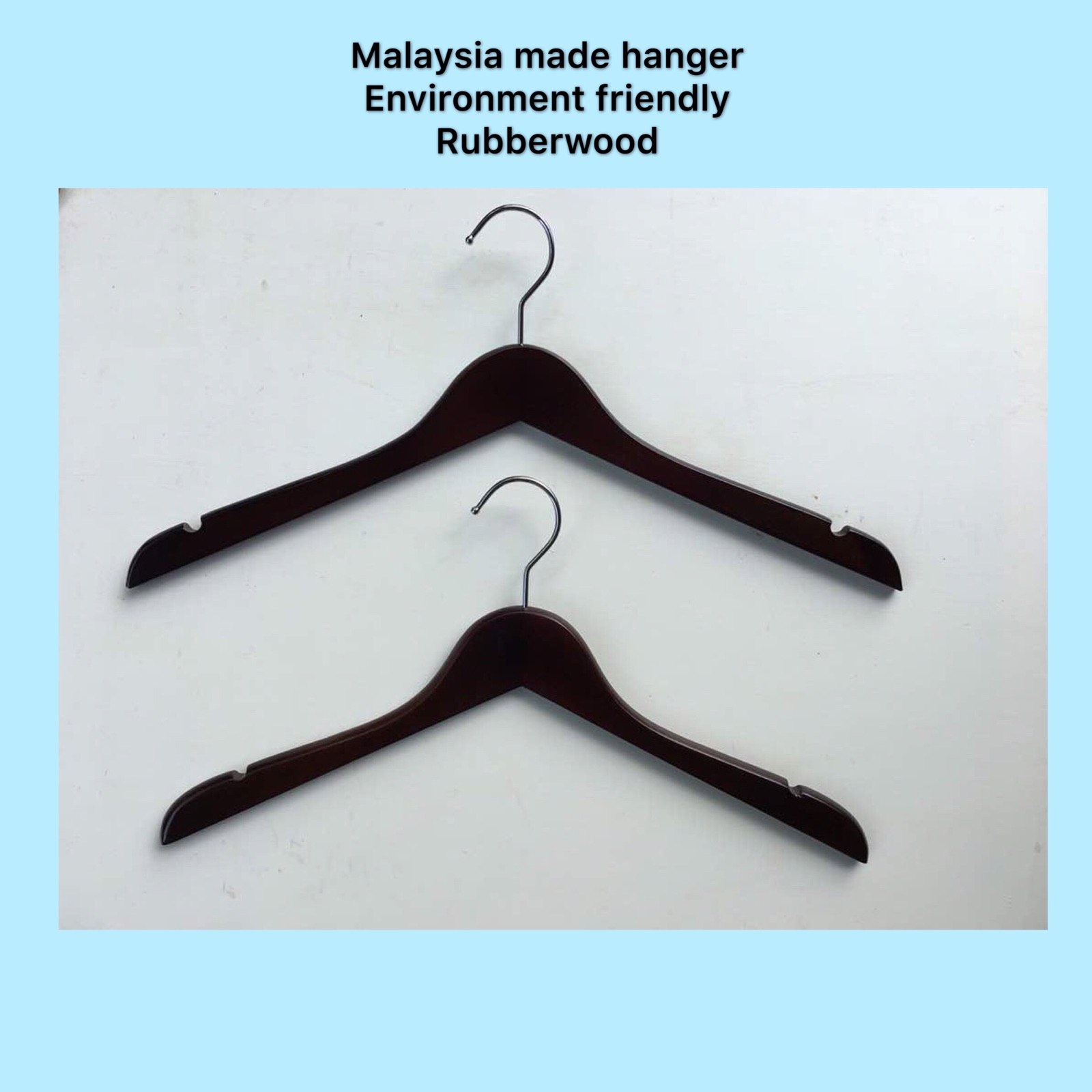 Trouser clamp hanger Hanger With Bar