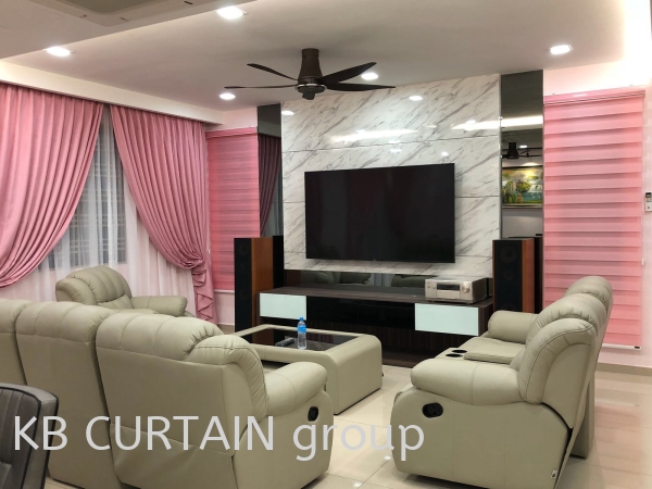  Sunblock Curtain Various styles Johor Bahru (JB), Malaysia, Singapore, Mount Austin, Skudai, Kulai Design, Supplier, Renovation | KB Curtain & Interior Decoration