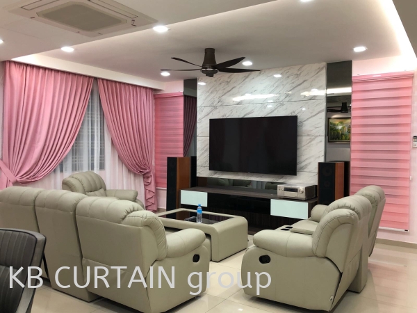  Sunblock Curtain Various styles Johor Bahru (JB), Malaysia, Singapore, Mount Austin, Skudai, Kulai Design, Supplier, Renovation | KB Curtain & Interior Decoration