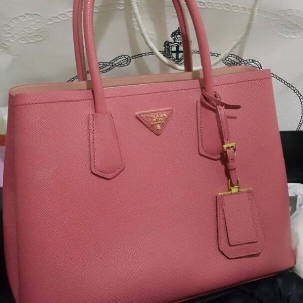 (SOLD) Prada Saffiano 1BG775 Saffiano Cuir with Strap in Tamaris Pink Prada Kuala Lumpur (KL), Selangor, Malaysia. Supplier, Retailer, Supplies, Supply | BSG Infinity (M) Sdn Bhd