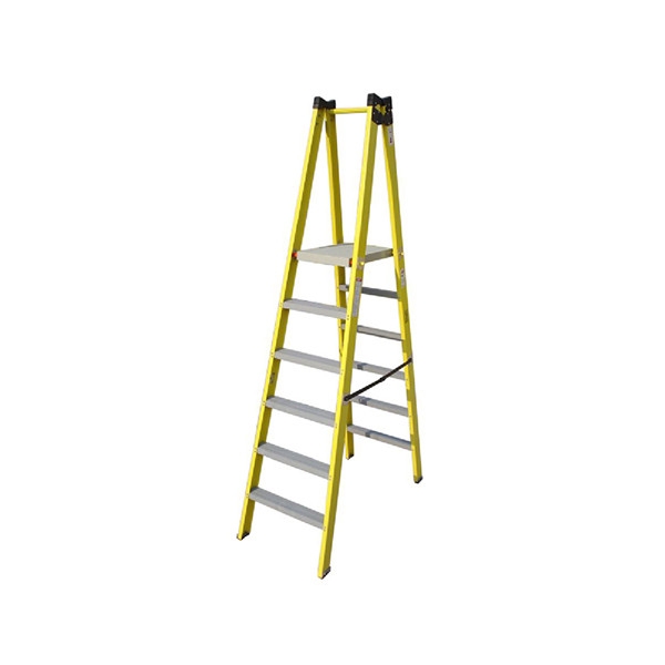 Fibre Glass Double Side Platform Step Ladder Fibre Glass Ladder Fibre Glass Ladders & Work Platforms Malaysia, Johor Bahru (JB), Kuala Lumpur (KL), Penang, Singapore, Selangor Supplier, Suppliers, Supply, Supplies | Saturn Pyro Sdn Bhd