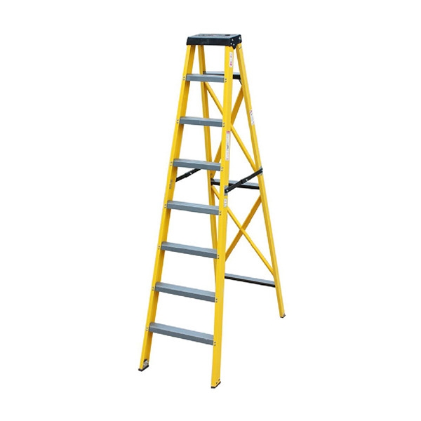 Fibre Glass Single Step Ladder Fibre Glass Ladder Fibre Glass Ladders & Work Platforms Malaysia, Johor Bahru (JB), Kuala Lumpur (KL), Penang, Singapore, Selangor Supplier, Suppliers, Supply, Supplies | Saturn Pyro Sdn Bhd