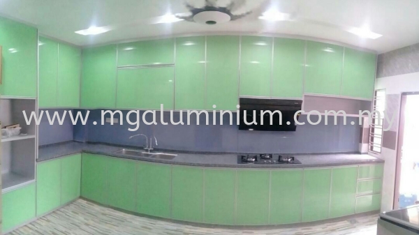  Aluminium Kitchen Cabinet Johor Bahru (JB), Johor. Design, Installation, Supply | MG Aluminium & Glass Works