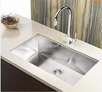 KA10 - single bowl ssteel sink and water tap