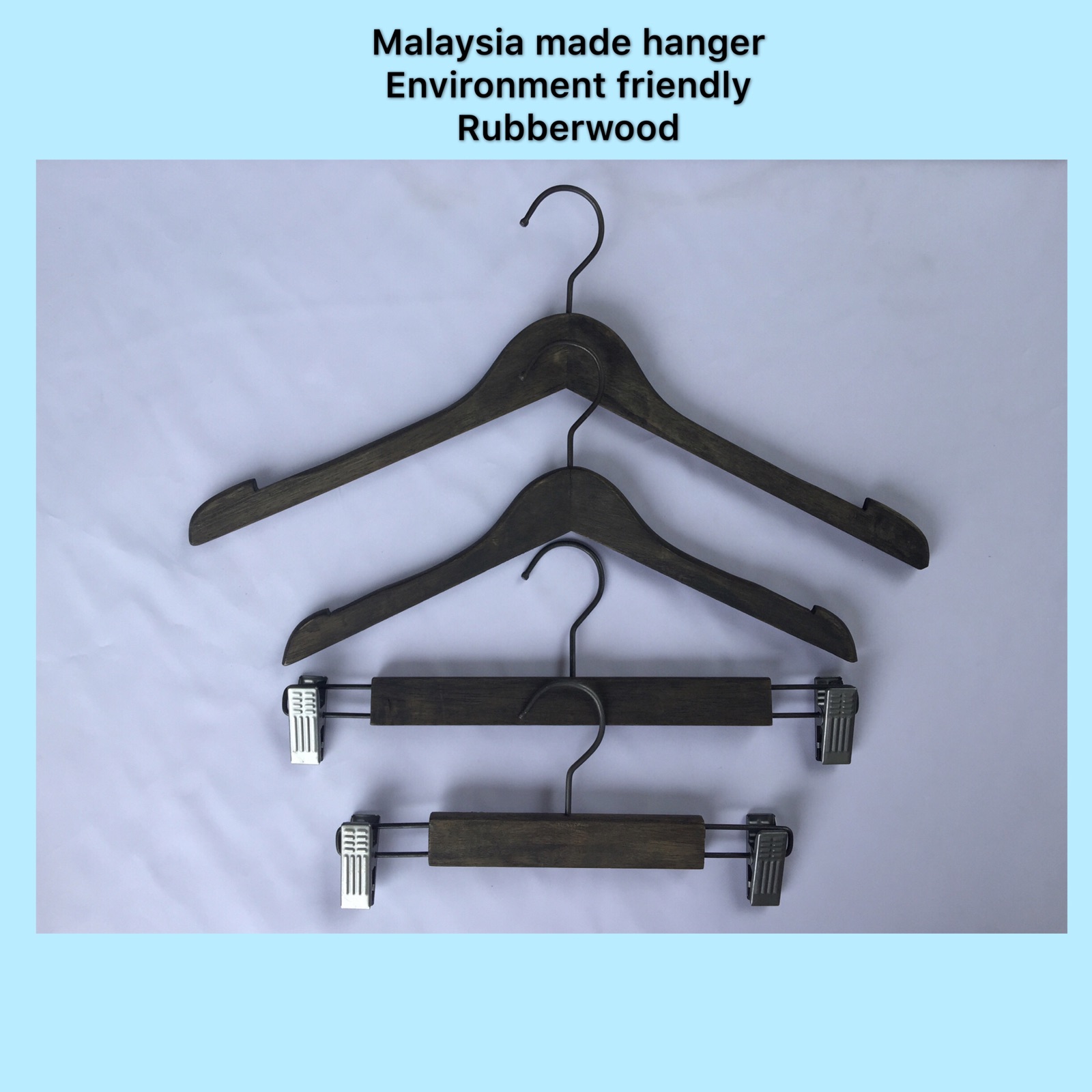 Trouser clamp hanger Hanger With Bar