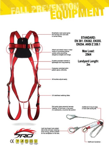 SRO Safety Hardness(set) Fall Protection Kuala Lumpur, KL, Malaysia Supply Supplier Supplies | Sama Maju Marine & Industry Sdn Bhd