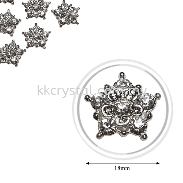 Fashion Rhinestone Diverter, S1025 Silver White 18mm, 5pcs/pkt (BUY 1 GET 1 FREE) Fashion Rhinestone Diverter  Jewelry Findings Kuala Lumpur (KL), Malaysia, Selangor, Klang, Kepong Wholesaler, Supplier, Supply, Supplies | K&K Crystal Sdn Bhd