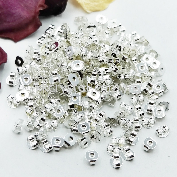 Earnut, Silver Plating, 010028 Earring Findings  Jewelry Findings Kuala Lumpur (KL), Malaysia, Selangor, Klang, Kepong Wholesaler, Supplier, Supply, Supplies | K&K Crystal Sdn Bhd