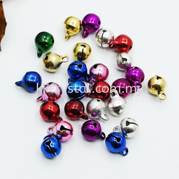 Colorful Bell, 8mm, 40pcs/pkt Others Jewelry Findings Kuala Lumpur (KL), Malaysia, Selangor, Klang, Kepong Wholesaler, Supplier, Supply, Supplies | K&K Crystal Sdn Bhd