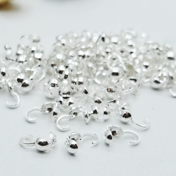 Clamshell, Silver Plating, 018022 Bead Tips  Jewelry Findings Kuala Lumpur (KL), Malaysia, Selangor, Klang, Kepong Wholesaler, Supplier, Supply, Supplies | K&K Crystal Sdn Bhd