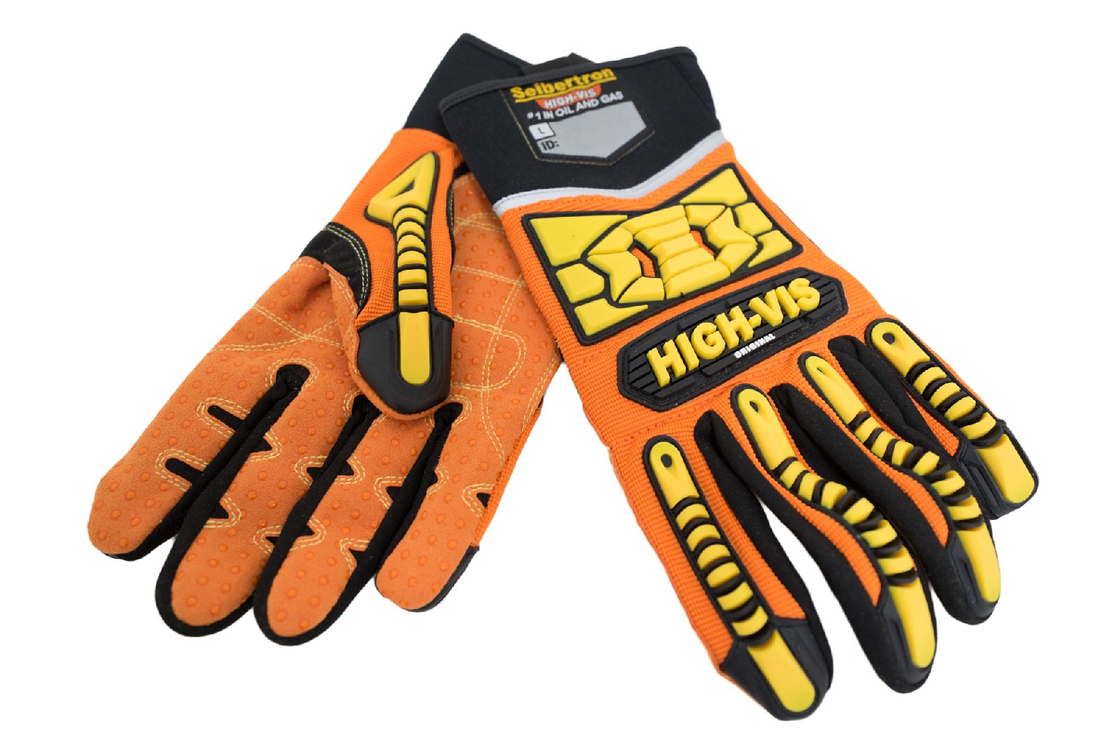 Seibertron High-Vis SDX2 Resistant Reducing Anti-Impact Mechanics Heavy Duty Safety Rescue Gloves CE EN388 4232