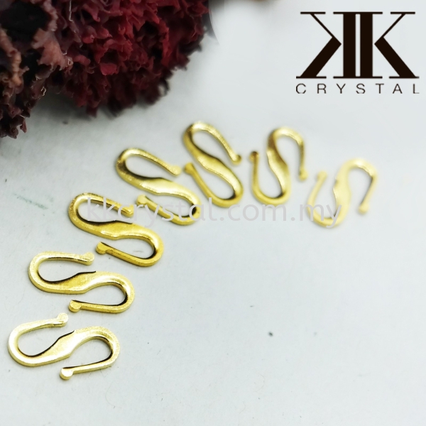 Clasp Style S, Gold Plating, 50pcs/pkt Clasp   Jewelry Findings Kuala Lumpur (KL), Malaysia, Selangor, Klang, Kepong Wholesaler, Supplier, Supply, Supplies | K&K Crystal Sdn Bhd