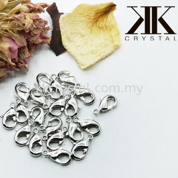 Clasp Lobster, 5x9mm, Plated, 20pcs/pkt Clasp   Jewelry Findings Kuala Lumpur (KL), Malaysia, Selangor, Klang, Kepong Wholesaler, Supplier, Supply, Supplies | K&K Crystal Sdn Bhd