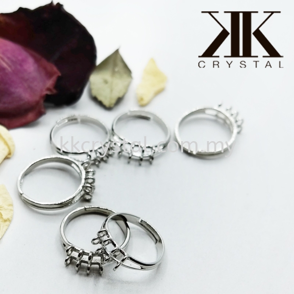 Ring with 8 Holes, Plated, 002013, 10pcs/pack Ring Base Jewelry Findings Kuala Lumpur (KL), Malaysia, Selangor, Klang, Kepong Wholesaler, Supplier, Supply, Supplies | K&K Crystal Sdn Bhd