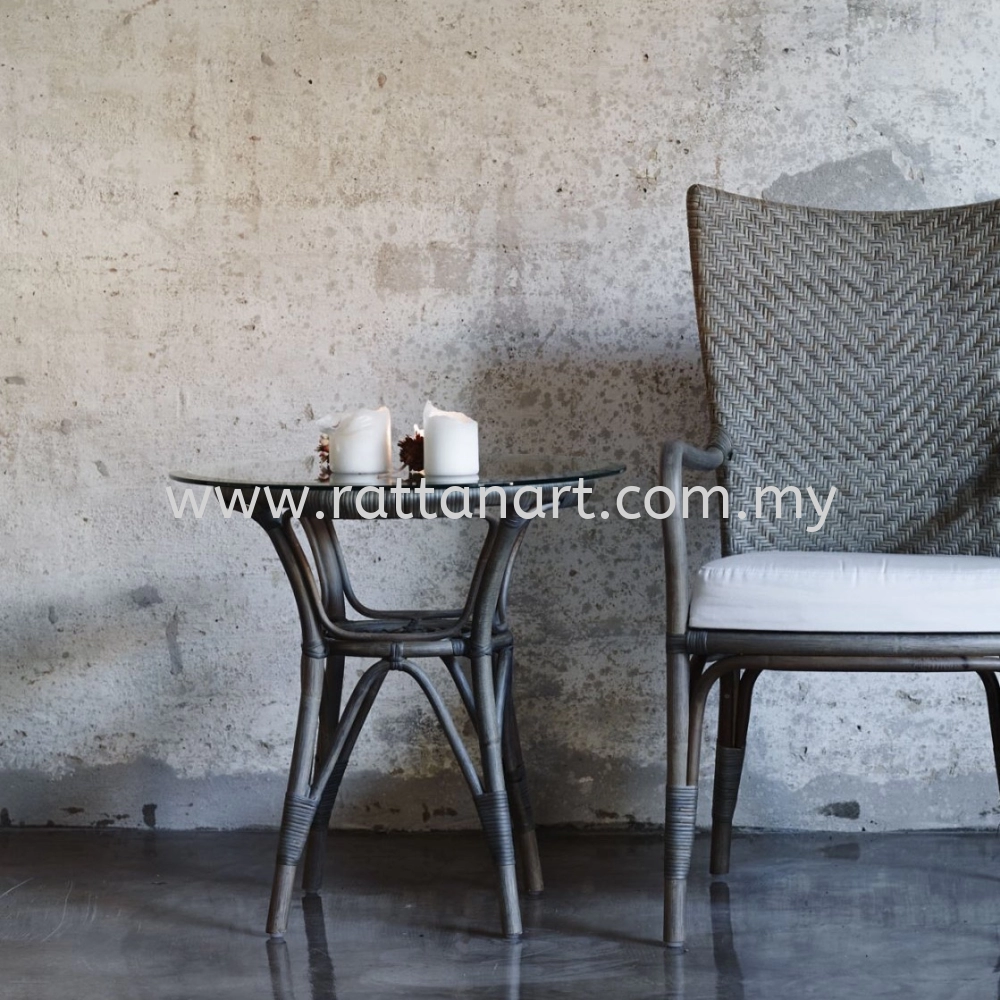 RATTAN SIDE TABLE SIMPLE