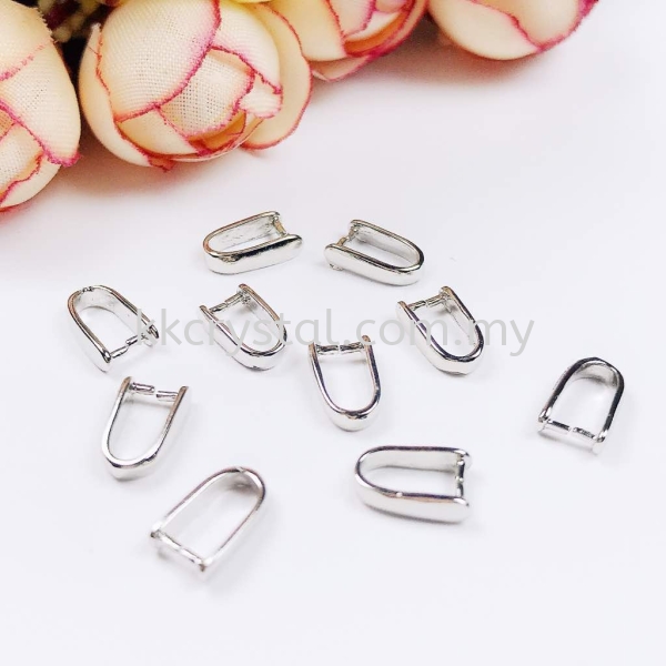 Pendant Clips, Pinch Style (Small), Plated, 011010, 20pcs/pack Pendant Clips   Jewelry Findings Kuala Lumpur (KL), Malaysia, Selangor, Klang, Kepong Wholesaler, Supplier, Supply, Supplies | K&K Crystal Sdn Bhd