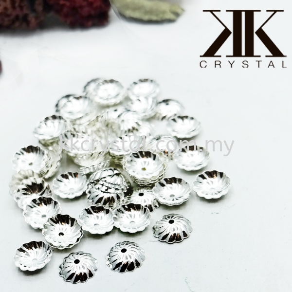 Beads Cap, X1107, 10mm, Silver Plating, 110721 Beads Cap (Kelopak)   Jewelry Findings Kuala Lumpur (KL), Malaysia, Selangor, Klang, Kepong Wholesaler, Supplier, Supply, Supplies | K&K Crystal Sdn Bhd