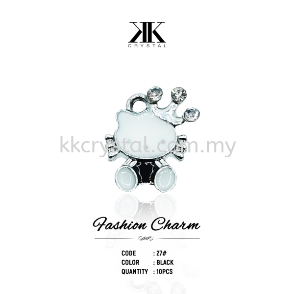 Fashion Charm, Code 27# Black, 10pcs/pack Scarf Charm Kuala Lumpur (KL), Malaysia, Selangor, Klang, Kepong Wholesaler, Supplier, Supply, Supplies | K&K Crystal Sdn Bhd