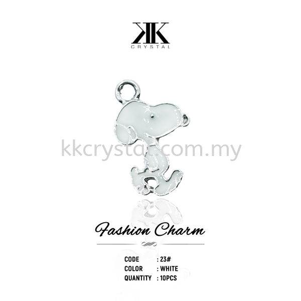 Fashion Charm, Code 23# White, 10pcs/pack Scarf Charm Kuala Lumpur (KL), Malaysia, Selangor, Klang, Kepong Wholesaler, Supplier, Supply, Supplies | K&K Crystal Sdn Bhd