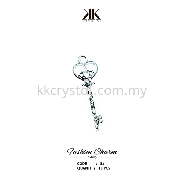 Fashion Charm, Code 15# Silver, 10pcs/pack Scarf Charm Kuala Lumpur (KL), Malaysia, Selangor, Klang, Kepong Wholesaler, Supplier, Supply, Supplies | K&K Crystal Sdn Bhd