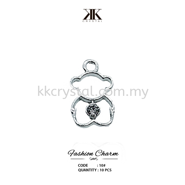 Fashion Charm, Code 10# Silver, 10pcs/pack Scarf Charm Kuala Lumpur (KL), Malaysia, Selangor, Klang, Kepong Wholesaler, Supplier, Supply, Supplies | K&K Crystal Sdn Bhd