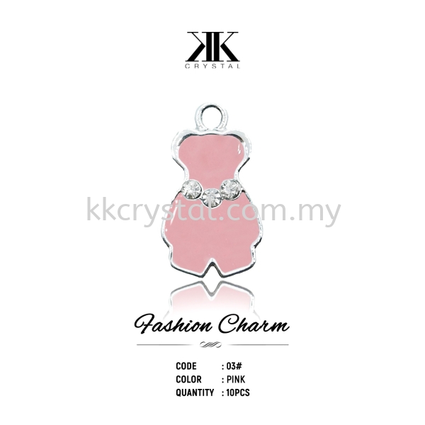 Fashion Charm, Code 03# Pink, 10pcs/pack Scarf Charm Kuala Lumpur (KL), Malaysia, Selangor, Klang, Kepong Wholesaler, Supplier, Supply, Supplies | K&K Crystal Sdn Bhd