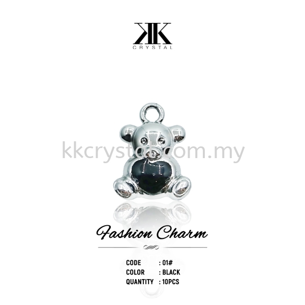 Fashion Charm, Code 01# Black, 10pcs/pack Scarf Charm Kuala Lumpur (KL), Malaysia, Selangor, Klang, Kepong Wholesaler, Supplier, Supply, Supplies | K&K Crystal Sdn Bhd