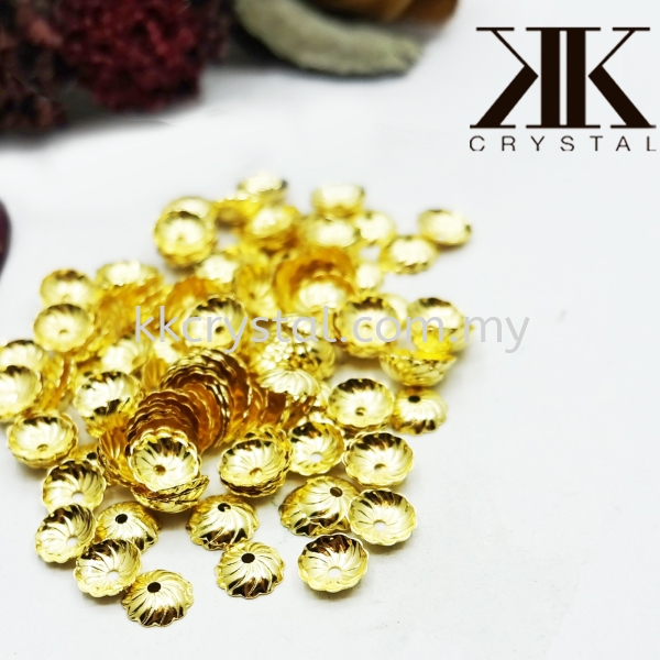 Beads Cap, X1204, 8mm, Gold Plating, 120403 Beads Cap (Kelopak)   Jewelry Findings Kuala Lumpur (KL), Malaysia, Selangor, Klang, Kepong Wholesaler, Supplier, Supply, Supplies | K&K Crystal Sdn Bhd