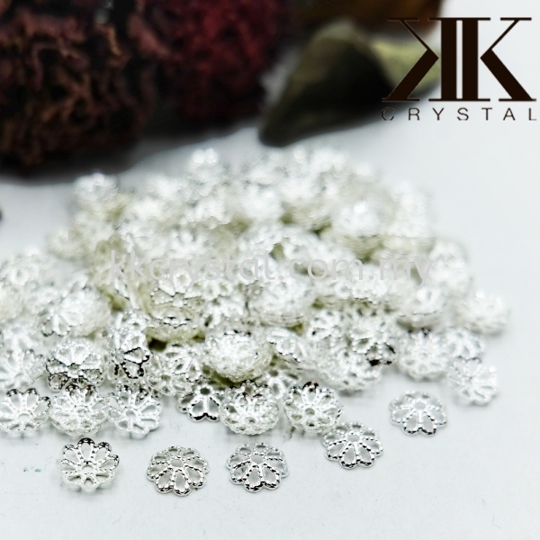 Beads Cap, X2013, 6mm, Silver Plating, 013021 Beads Cap (Kelopak)   Jewelry Findings Kuala Lumpur (KL), Malaysia, Selangor, Klang, Kepong Wholesaler, Supplier, Supply, Supplies | K&K Crystal Sdn Bhd